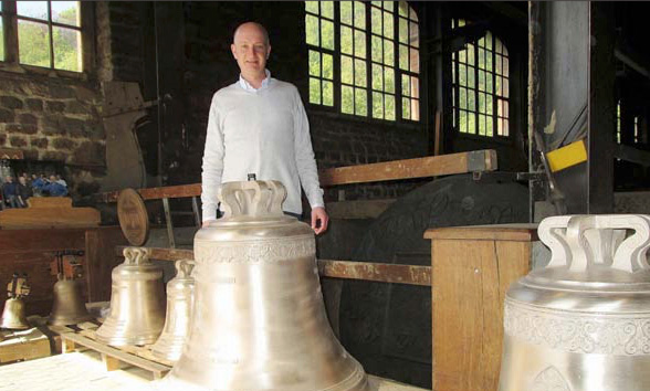 Paul Bergamo, président de Cornille-Havard et du Gihec, à l’initiative de la sonnerie de toutes les cloches de France le 11 novembre prochain.

  -Photo:La Manche Libre